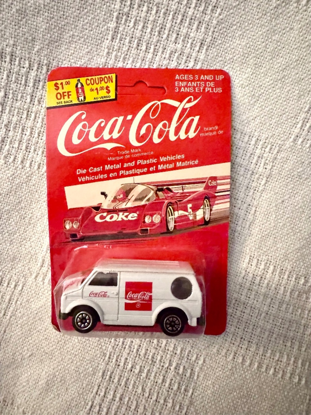 Coca Cola collectable van die cast.